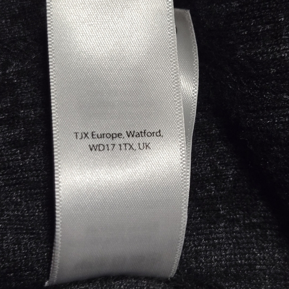 Cynthia Rowley Active Black Gray Paisley Full Double Zip Sweater Jacket Size XS - Picture 7 of 7